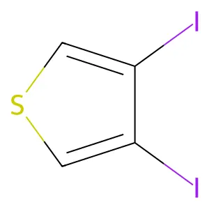 3,4-Diiodothiophene structure