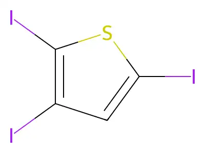 Thiophene, 2,3,5-triiodo- structure