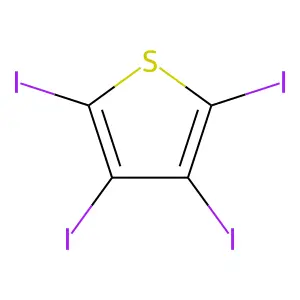 四碘噻吩 structure