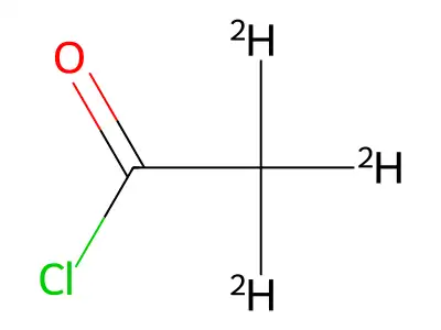 (2H3)乙酰氯 structure