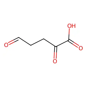 2,5-二氧代戊酸 structure