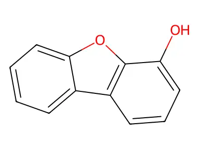 4-Dibenzofuranol structure