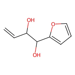 3-Butene-1,2-diol, 1-(2-furanyl)- structure