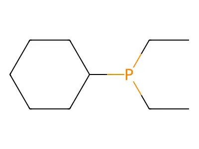 Cyclohexyl-diethylphosphine structure