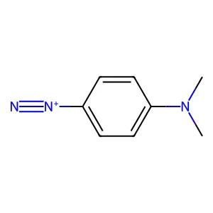 4-(Dimethylamino)benzenediazonium structure