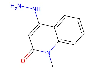 4-Hydrazino-1-methylquinolin-2(1H)-one structure