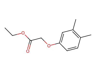 Ethyl 2-(3,4-dimethylphenoxy)acetate structure
