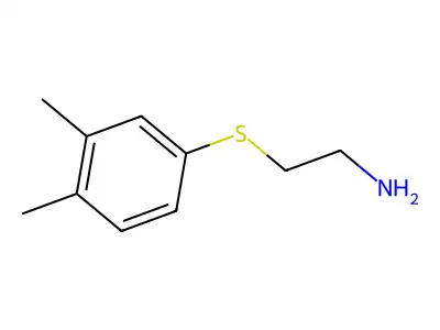 Ethanamine, 2-[(3,4-dimethylphenyl)thio]- structure