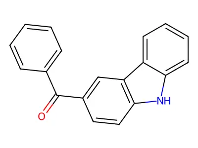 9H-carbazol-3-yl(phenyl)methanone structure