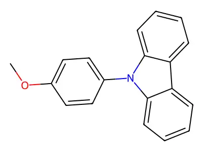 9-(4-Methoxyphenyl)carbazole structure