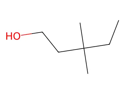 3,3-Dimethylpentan-1-ol structure