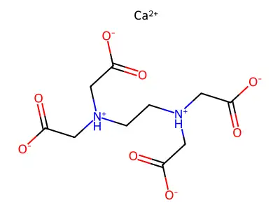 Calcium disodium versenate structure