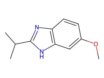 6-methoxy-2-propan-2-yl-1H-benzimidazole structure