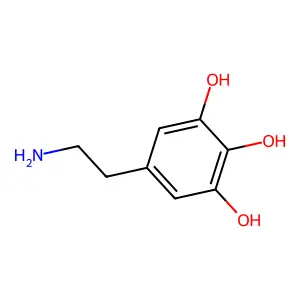 5-羟基多巴胺 structure