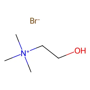 溴化胆碱 structure