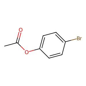 Phenol, 4-bromo-, 1-acetate structure