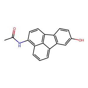 3-Acetamidofluoranthen-8-ol structure