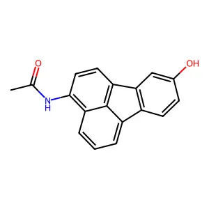 3-Acetamidofluoranthen-9-ol structure