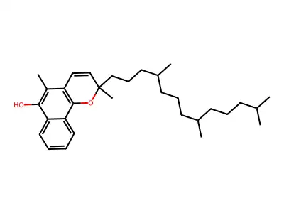 Vitamin K1 chromenol structure