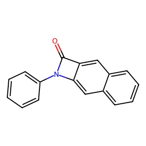 1-Phenylnaphtho[2,3-b]azet-2-one structure