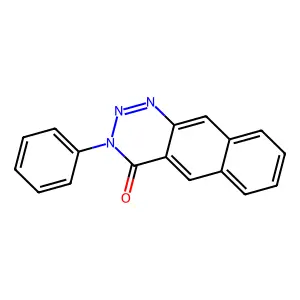 Naphtho[2,3-d]-v-triazin-4(3H)-one, 3-phenyl- structure