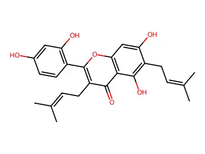 Cudraflavone C structure