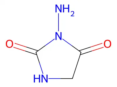 3-Aminoimidazolidine-2,4-dione structure