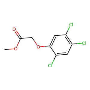 2,4,5-三氯苯氧基乙酸甲酯 structure