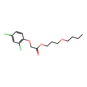 2,4-D丁氧丙酯 structure