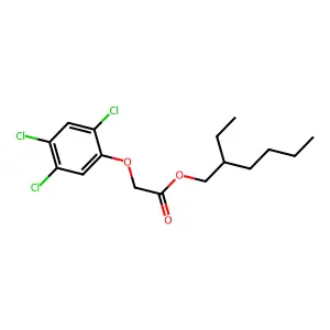 2,4,5-T-2-ethylhexyl structure