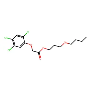 2,4,5-T-3-butoxypropyl structure
