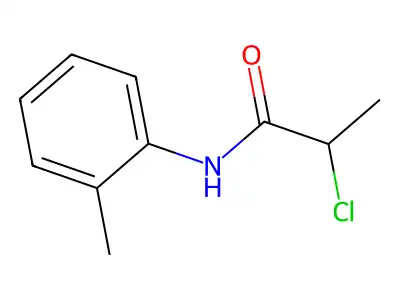 2-Chloro-o-propionotoluidide structure