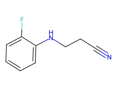 3-[(2-Fluorophenyl)amino]propanenitrile structure