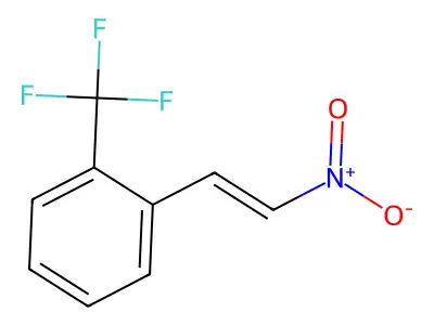 1-(2-Nitroethenyl)-2-(trifluoromethyl)benzene structure