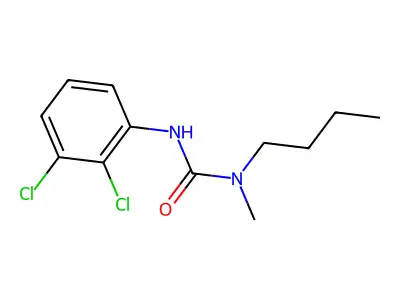 Urea, N-butyl-N'-(dichlorophenyl)-N-methyl- structure