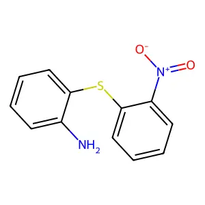 2-Amino-2'-nitrodiphenyl Sulfide structure