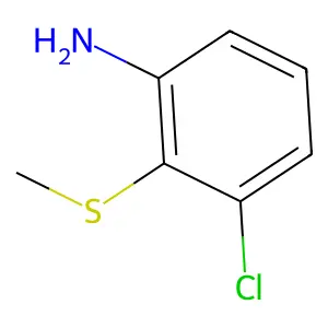 3-Chloro-2-(methylsulfanyl)aniline structure