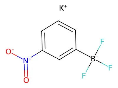 Potassium (3-Nitrophenyl)trifluoroborate structure