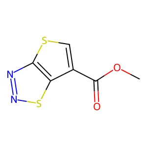 Methyl thieno[2,3-d][1,2,3]thiadiazole-6-carboxylate structure