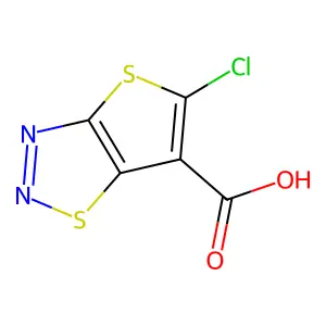 5-Chlorothieno[2,3-d][1,2,3]thiadiazole-6-carboxylic acid structure