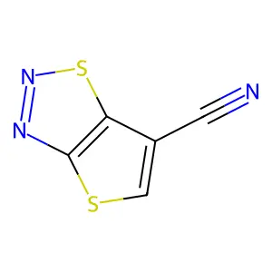 Thieno[2,3-d][1,2,3]thiadiazole-6-carbonitrile structure