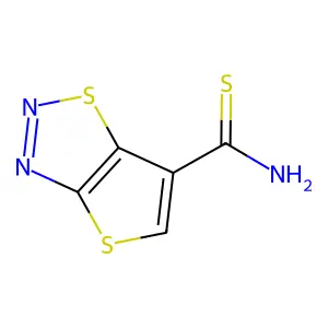 Thieno[2,3-d][1,2,3]thiadiazole-6-carbothioamide structure