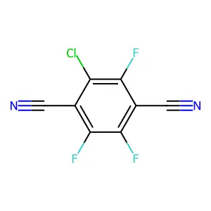 1,4-Benzenedicarbonitrile, 3-chloro-2,5,6-trifluoro- structure