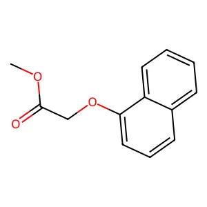 Acetic acid, naphthyloxy-, methyl ester structure
