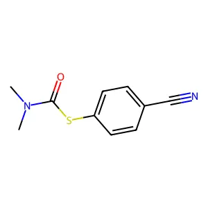 4-Dimethylcarbamoylthio-benzonitrile structure