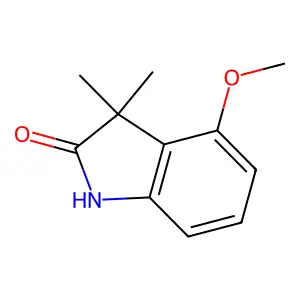 4-Methoxy-3,3-dimethyl-1,3-dihydro-indol-2-one structure