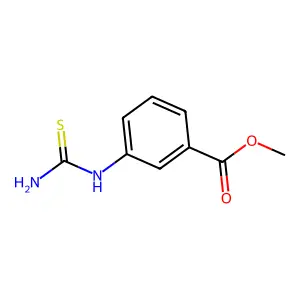 Methyl 3-thioureidobenzoate structure