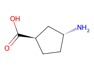 (1S,3S)-3-氨基环戊烷甲酸 structure