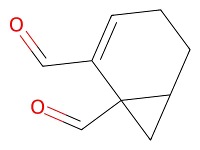 双环[4.1.0]庚-2-烯-1,2-二甲醛 structure