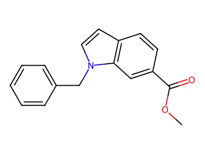 methyl 1-benzyl-1H-indole-6-carboxylate structure